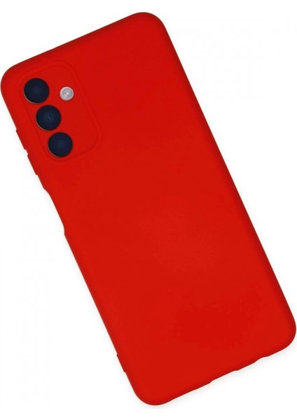 Samsung Galaxy A04S Kılıf Nano Içi Kadife Silikon - Kırmızı modelleri