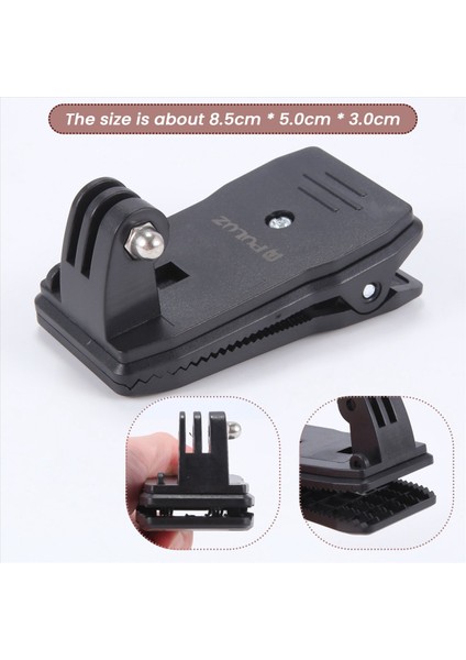 Go Pro Accessories For Puluz 360 Derece Sırt Çantası Hızlı Bırakma Şapka Klip Gopro Hero5 Hero4 Hero4 Oturum Kahramanı 5 4 3+ 3 (Yurt Dışından) fırsatları