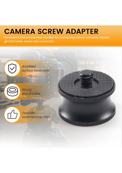 3/8 Ila 1/4 Adaptör Mini 3/8 Dişi Ila 1/4 Erkek Adaptör Vidası Montaj Kamera Tripod Top Kafası Fotoğraf Stüdyosu (Yurt Dışından) fırsatları