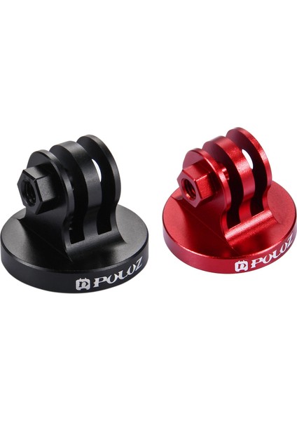 Go Aksesuarları Için 2x Puluz Gopro Kahramanı Için Kamporl Montajı Adaptörü5 4 Oturum 4 3+3 2 1 Xiaomi Yi SJ4000 SJ5000 (Kırmızı ve Siyah) (Yurt Dışından)