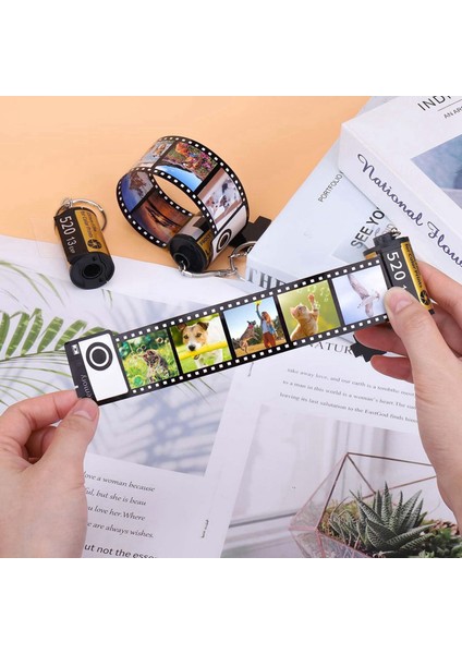 2x Sublimasyon Boşluk Ürünleri Fotoğraf Yüceltme Bellek Kamerası Rulo Anahtarlık Kavanozu 20 Fotoğraf Sublimasyon Aksesuarları (Yurt Dışından) indirimleri