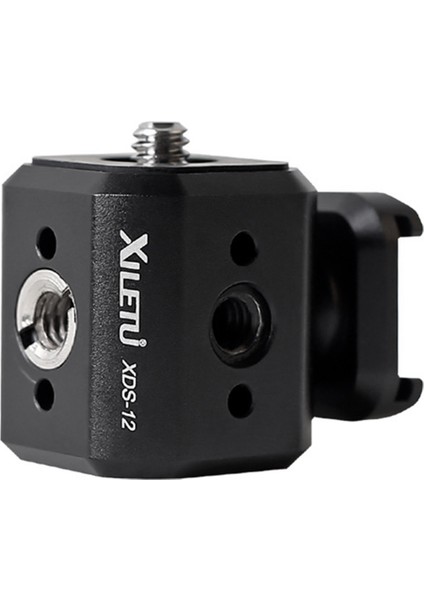 Xıletu Xds-12 Tripod Vidalı Delik Dönüşüm Koltuğu 1/4 3/8 Alai Konumlandırma Deliği Kafası Çok Fonksiyonlu Genişletme Aksesuarları (Yurt Dışından)