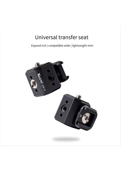 Xıletu Xds-12 Tripod Vidalı Delik Dönüşüm Koltuğu 1/4 3/8 Alai Konumlandırma Deliği Kafası Çok Fonksiyonlu Genişletme Aksesuarları (Yurt Dışından) fırsatları
