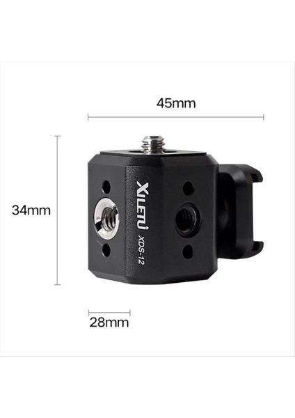 Xıletu Xds-12 Tripod Vidalı Delik Dönüşüm Koltuğu 1/4 3/8 Alai Konumlandırma Deliği Kafası Çok Fonksiyonlu Genişletme Aksesuarları (Yurt Dışından) indirimleri