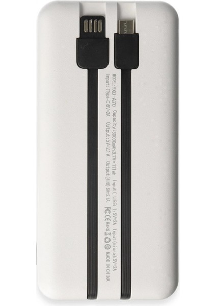 Yosonda A70 4in1 30.000 Mah Powerbank - Beyaz fırsatları