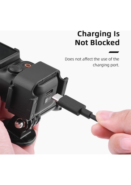 Osmo Pocket 3 Için Çerçeve Çok Fonksiyonlu Adaptör Sırt Çantası Klipsleri Eylem Kamera Aksesuarları Tripod Olmadan (Yurt Dışından)