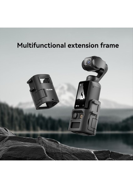 Djı Pocket 3 Kamera Koruyucu Çerçeve Genişleme Soğuk Ayakkabı Adaptörü Tutma Kapağı Koruyucu Kılıf Braket Aksesuarları Için Telesin (Yurt Dışından) modelleri