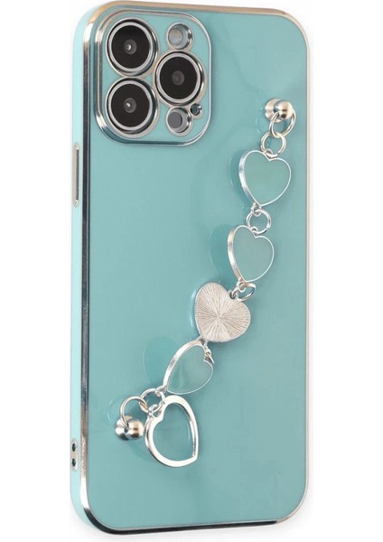 iPhone 14 Pro Kılıf Esila Silikon - Su Yeşili