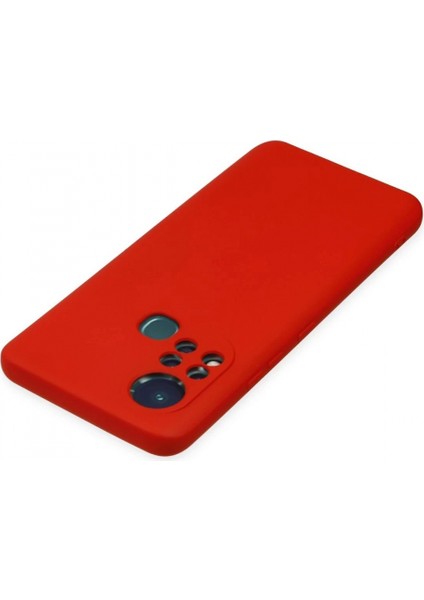 Infinix Hot 11S Kılıf Nano Içi Kadife Silikon - Kırmızı indirimleri