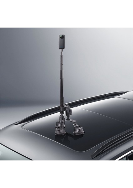 INSTA360 X4 X3 Action Camera Aksesuarları Için Görünmez Selfie Stick Ball Kafa Adaptörü ile Araba Emme Kupası Montaj Kiti (Yurt Dışından) indirimleri