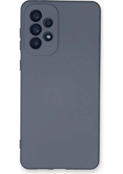 Samsung Galaxy A33 5g Kılıf Nano Içi Kadife Silikon - Gri
