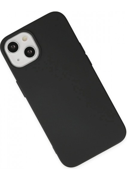 iPhone 15 Plus Kılıf Nano Içi Kadife Silikon - Siyah modelleri