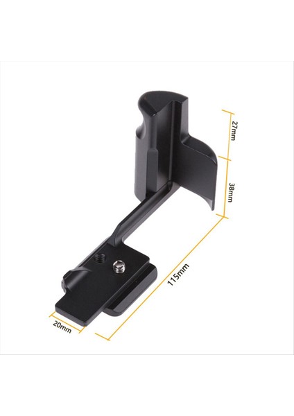 Canon Eos M100 M200 Kamera L Braket El Kavrama Hızlı Serbest Bırakma Plakası Çekim El Kavrama Tutucu Tahtası Siyah (Yurt Dışından) fırsatları