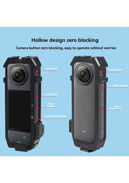 INSTA360 X4 Kamera Genişleme Çerçevesi Için Hızlı Montaj Alüminyum Koruyucu Kafes Soğuk Ayakkabı 1/4 Katlanabilir Adaptör Bisiklet Tutucu (Yurt Dışından) modelleri