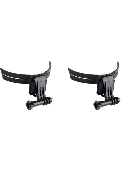 2x Motosiklet Kask Çene Standı Mount Tutucu Gopro Hero 10 9 8 7 Aksiyon Kamera Aksesuarı (Yurt Dışından)