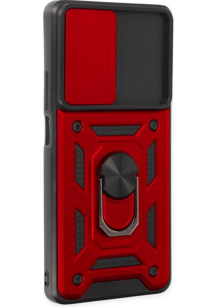 Xiaomi Mi 11T Pro Kılıf Pars Lens Yüzüklü Silikon - Kırmızı fiyatları