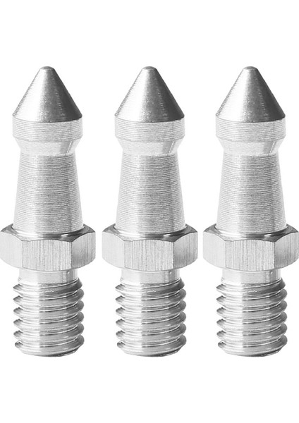 3pcs 3/8 Inç Evrensel Paslanmaz Çelik Ayak Pedi Mini Slr Kamera Tripod Plus Çelik Çiviler (Yurt Dışından)