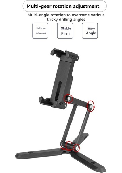 Katlanabilir Tripod Mini Cep Manyetik Telefon Tripod Stand Selfe Stick Masaüstü Akıllı Telefon Tutucu Video Fotoğrafçılığı (Yurt Dışından)