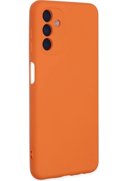 Samsung Galaxy A04S Kılıf Nano Içi Kadife Silikon - Turuncu fiyatları