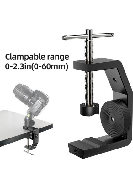 Evrensel 1/4 Çok Açılı Ayarlanabilir Tablo Ekranı Masaüstü Bölüm Kurulum Bağdaştırıcı Braket Düzelticisi C-Şekilli Kelepçe (Yurt Dışından) fiyatları