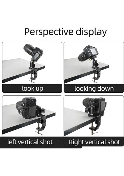 Evrensel 1/4 Çok Açılı Ayarlanabilir Tablo Ekranı Masaüstü Bölüm Kurulum Bağdaştırıcı Braket Düzelticisi C-Şekilli Kelepçe (Yurt Dışından) indirimleri