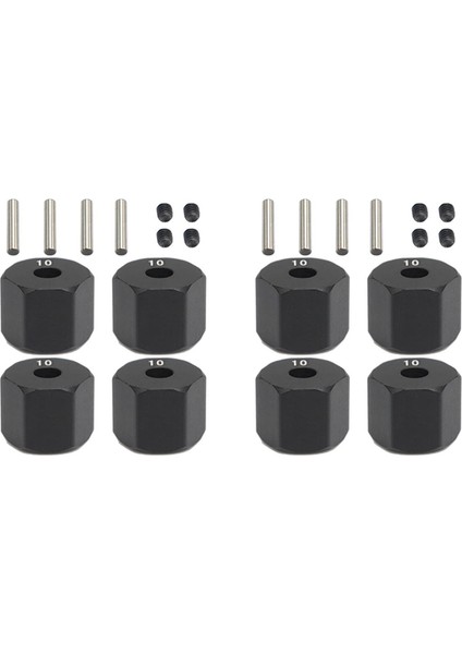 8pcs 12MM Tekerlek Hex Hub Kalınlığı 1/10 Rc Prıgler Axıal SCX10 Traxxax Trx4 Tamiya Mst Rc Araç Partisi 10MM (Yurt Dışından)