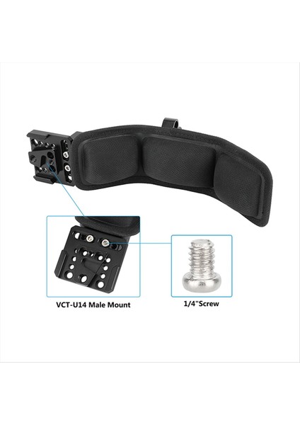 Ergonomik Omuz Yastığı Montajı V-Wedge Montajı 15MM Lws Rod Kelepçesi Sony VCT-U14 Tripod Adaptörü Omuz Teçhizatı C (Yurt Dışından) fiyatları