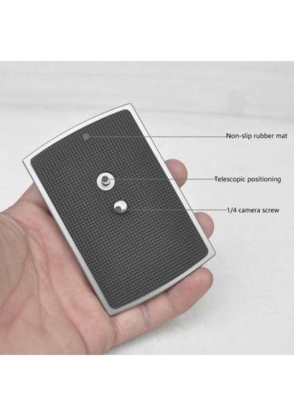 Libec TH-650DV Için Hızlı Serbest Bırakma Plakası 1/4 Inç Montaj Vidası Tripod Monopodlar Kamera Kelepçe Plakası Siyah (Yurt Dışından) modelleri