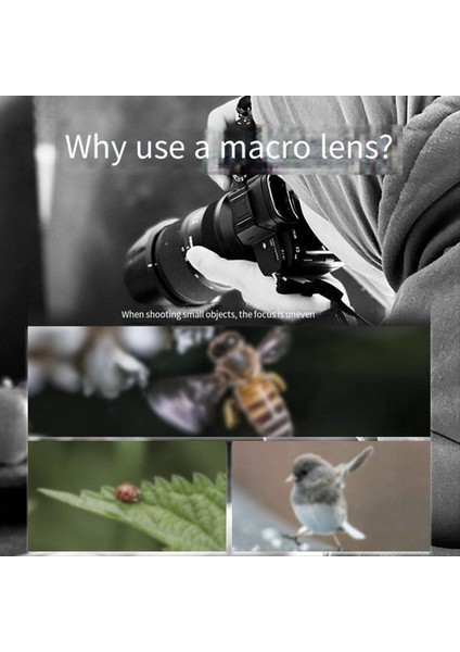 Djı Osmo Cep Için 3 Makro Lens Pan Tilt Kamera Elden Taşınan Evrensel Makro Filtre Aksesuarları (Yurt Dışından) fiyatları