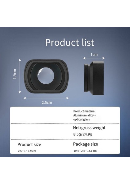 Djı Osmo Cep Için 3 Makro Lens Pan Tilt Kamera Elden Taşınan Evrensel Makro Filtre Aksesuarları (Yurt Dışından) indirimleri