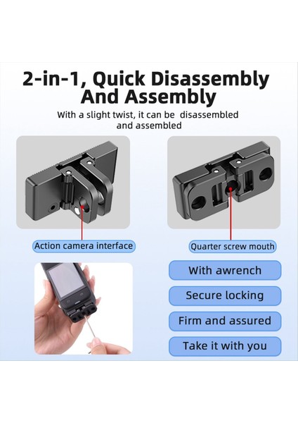 INSTA360 X4 Spor Kamera Aksesuarları Için Katlanabilir Montaj Adaptörü Manyetik Hızlı Serbest Bırakma Tabanı (Yurt Dışından) fırsatları