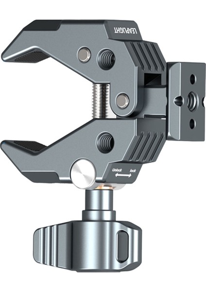 Dslr Kamera Için Nato Tabanlı Çok Işlevli Yengeç Pençesi Süper Kelepçe Mikrofon LED Işıklarını Monitörler Için Güçlü Sabit Kelepçe -B (Yurt Dışından)