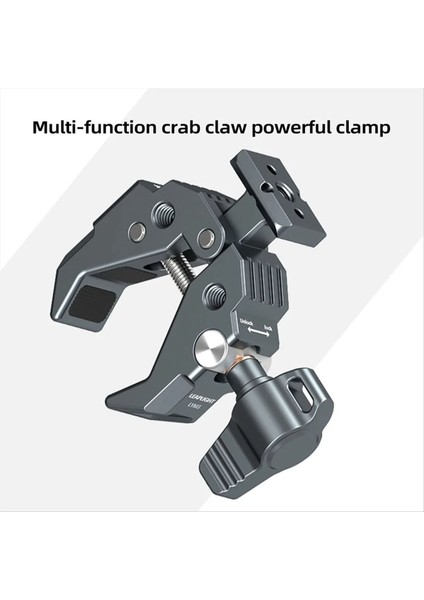 Dslr Kamera Için Nato Tabanlı Çok Işlevli Yengeç Pençesi Süper Kelepçe Mikrofon LED Işıklarını Monitörler Için Güçlü Sabit Kelepçe -B (Yurt Dışından) fırsatları