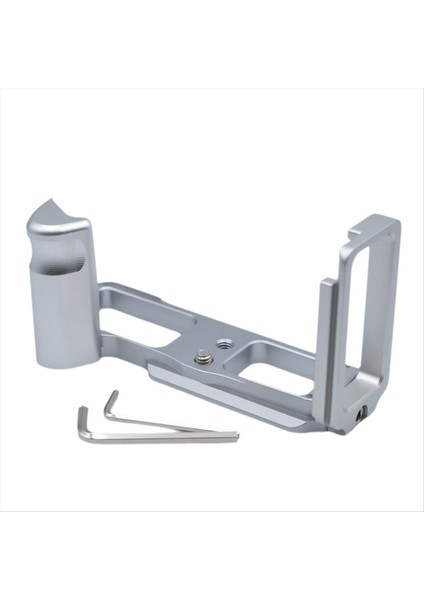 Kamera L-Plaka Braketi Olympus Omd EM5II EM5MARKII Gümüş Için Hızlı Serbest Bırakma Plakası Tutma (Yurt Dışından)