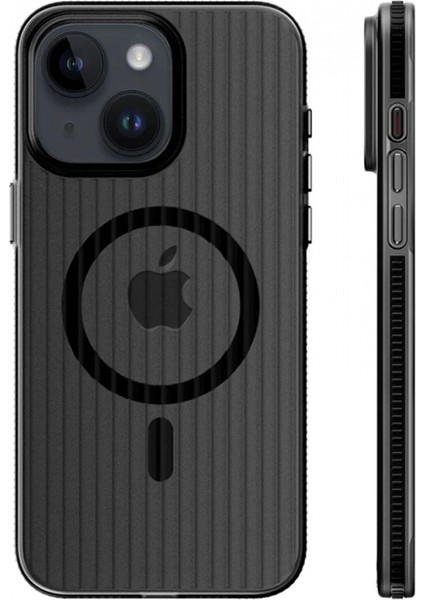 iPhone 15 Line Magsafe Kapak - Siyah