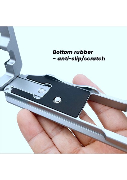 Fujifilm Için Xt5 Için Genişletilmiş Ayarlanabilir Dikey Hızlı Serbest Bırakma L Plaka Tutucu El Kavrama Tripod Braketi Gümüş (Yurt Dışından) fırsatları