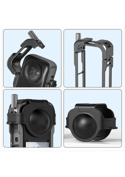 INSTA360 X4 Için Metal Tavşan Kafesi Için Hepail 360 X4 Action Camera Aksesuarları Için Koruyucu Genişleme Kılıfı (Yurt Dışından) fırsatları
