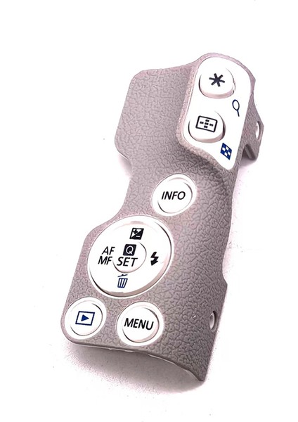 Canon Eos M50 Için Yedek Arka Kapak Düzeneği Eos M50 Mark Iı - Menü Düğmesi Klavye Başparmak Kauçuk Içerir (Yurt Dışından)