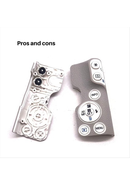 Canon Eos M50 Için Yedek Arka Kapak Düzeneği Eos M50 Mark Iı - Menü Düğmesi Klavye Başparmak Kauçuk Içerir (Yurt Dışından) fırsatları