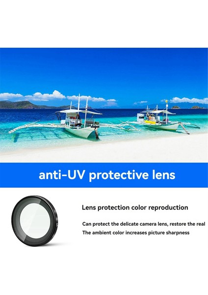 INSTA360 Go 3s Lens Filtre Eylem Kamera Filtresi Seti Uv Cpl Nd8 ND16 ND32 ND64 INSTA360 Go 3s Aksesuar Kiti (Yurt Dışından)