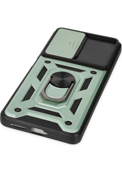 Xiaomi Mi 11T Pro Kılıf Pars Lens Yüzüklü Silikon - Yeşil indirimleri