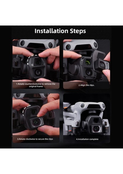 Djı Air 3s Için Geniş Açılı Lens Özel Drone Kamera Geniş Açılı Filtre 110 Derece Geniş Açılı Lens (Yurt Dışından) fırsatları