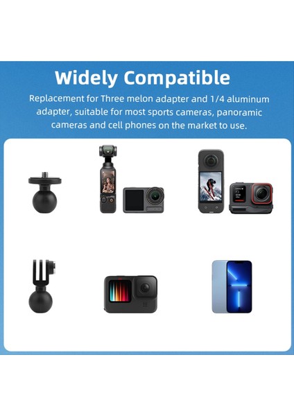 Osmo Cep 3 Aksesuarları Için Çift Top Kafa Adaptörü ile Flymile Araba Emme Kupası Tutucu (Yurt Dışından) fiyatları