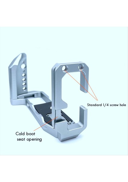 Fujifilm Için Xt5 Için Genişletilmiş Ayarlanabilir Dikey Hızlı Serbest Bırakma L Plaka Tutucu El Kavrama Tripod Braketi Siyah (Yurt Dışından) fırsatları