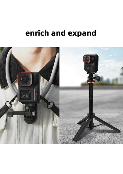 INSTA360 Ace Pro 2 Dikey Çekim Hızlı Serbest Bırakma Adaptörü Spor Kamera Aksesuarları (Yurt Dışından)