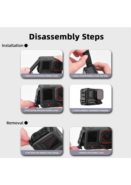 INSTA360 Ace Pro 2 Dikey Çekim Hızlı Serbest Bırakma Adaptörü Spor Kamera Aksesuarları (Yurt Dışından) fiyatları