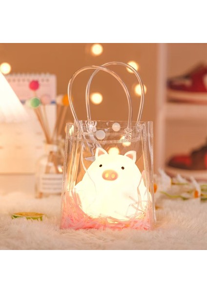 Sevimli Evcil Hayvan Gece Lambası Yatak Başı Süsleri LED Bebek Uyku Sıcak Renk Gece Lambası (Yurt Dışından)