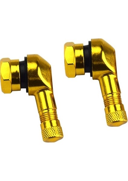 2 Adet Motosiklet Jant Tekerlek Lastik Vanalar Kök Kapağı 90 Derece Açı Cnc Alüminyum Alaşımlı Hava Lastik Kapağı (Yurt Dışından)