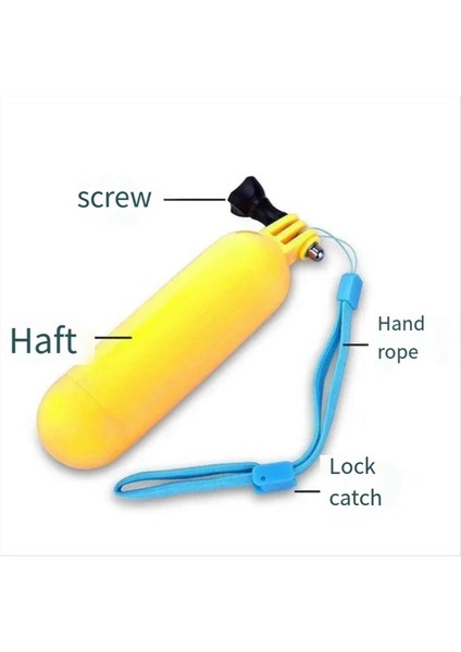 Go Pro Action Sport Kamera Aksesuarları Için Gopro Hero Için Yüzen + Selfie Stick + Braket Kiti (Yurt Dışından) fiyatları