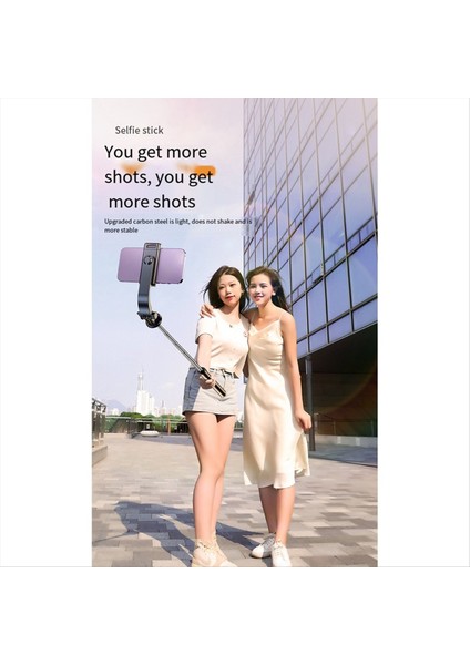 1 7m Bluetooth Selfie Stick Shake Anti-Shake Cep Telefonu Gimbal Sabitleyici Katlanabilir Monopod Mobil Canlı Yayın Için (Yurt Dışından) modelleri